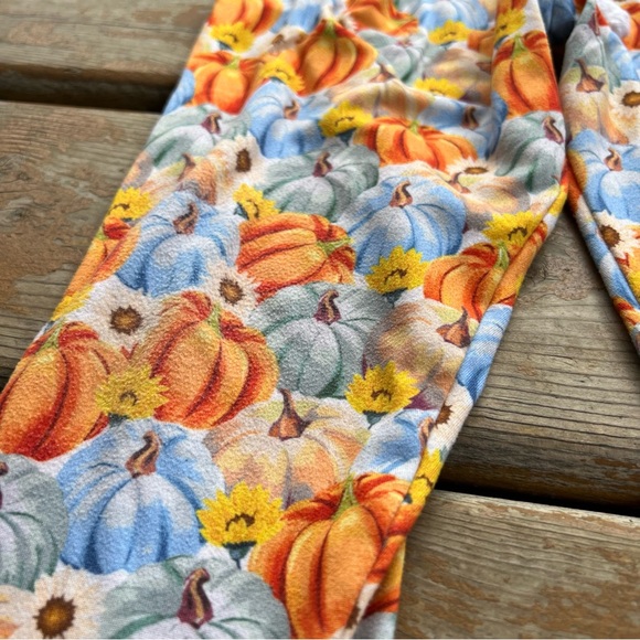 Bumblito 2 Piece Pumpkin Print Matching Set - Size 5/6 Years - Picture 5 of 6